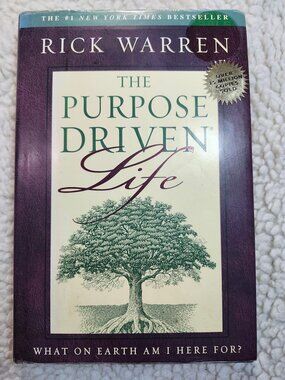Rick Warren The Purpose Driven Life Hardcover 2002 Christian Spiritual Guide